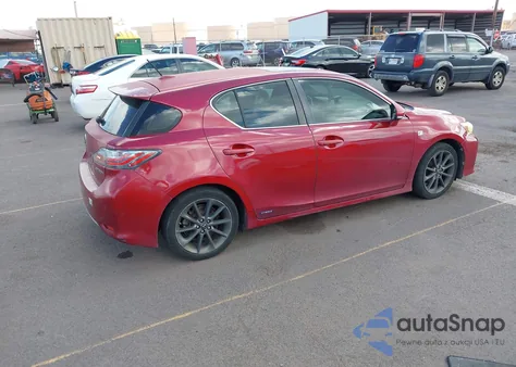 2013 Lexus Ct 200H z USA, uszkodzony, nr VIN JTHKD5BH9D2123737